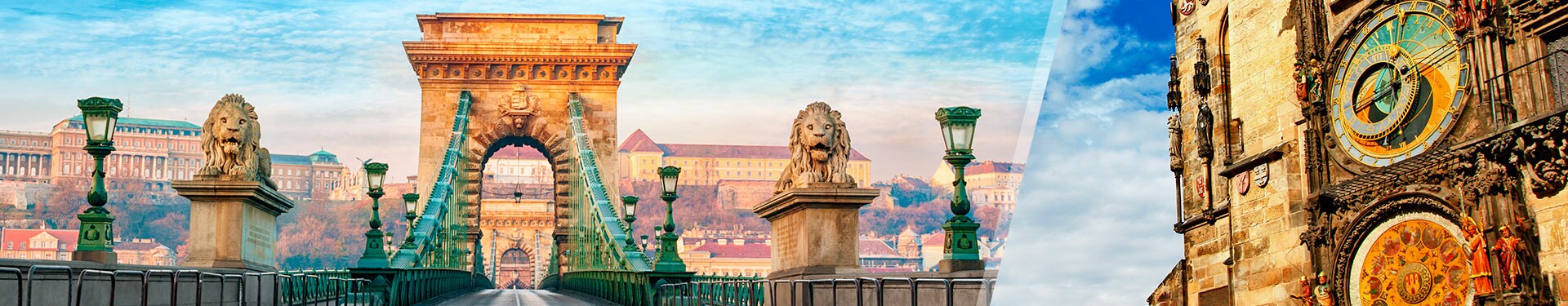 Budapest y Praga en avión